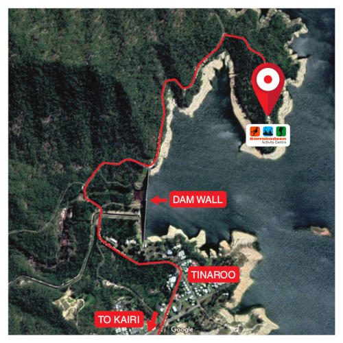 Camp Barrabadeen Location Map